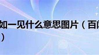 百闻不如一见什么意思_百闻不如一见什么意思解释